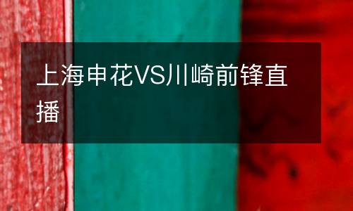 上海申花VS川崎前鋒直播